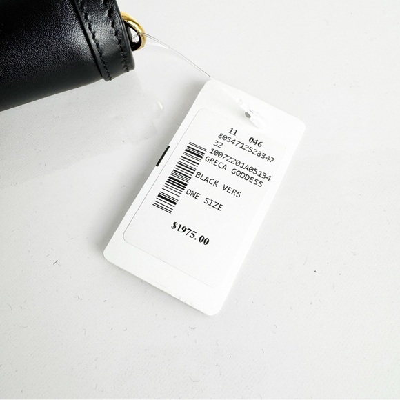 NWT Versace Grecca Goddess Mini Bag (without strap) Clutch in Black and Gold - Picture 6 of 11